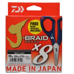 Daiwa J-Braid Grand X8 W/ FREE Braid Scissors
