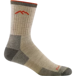 Darn Tough Men's Hiker Micro Crew Cushion (1466) -go fishing Darn Tough Hiker Micro Crew Cushion 1466 Socks Darn Tough L Oatmeal 5