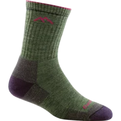 Darn Tough Women's Hiker Micro Midweight Crew Cushion Sock (1903) -go fishing Darn Tough Hiker Micro Crew Cushion 1903 Socks Darn Tough S Moss Heather 3