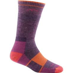 Darn Tough Women's Hiker Boot Sock Full Cushion (1908) -go fishing Darn Tough Womens Hiker Boot Sock Full Cushion 1908 Socks Darn Tough S Plum Heather 3