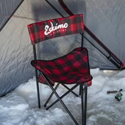 ESKIMO PLAID XL FLDG ICE CHAIR -go fishing ESKIMO PLAID XL FLDG ICE CHAIR Ice Chair Eskimo 3