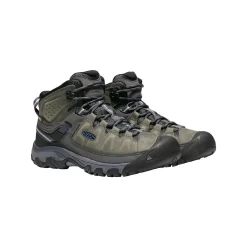 X Keen Men's Targhee III Mid WP Steel Grey/Captains Blue (1017788) -go fishing Keen Mens Targhee III Mid WP Steel GreyCaptains Blue Boot Keen 6