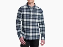 Kuhl Men's Law Flannel LS (7373) -go fishing KuhlLawFlannelMineralIce