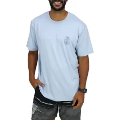 Aftco Men's Intermission Perf Short Sleeve -go fishing M60164 PRL 3 scaled