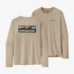 Patagonia Men's Long-Sleeved Capilene® Cool Daily Graphic Shirt - Waters (45170) -go fishing Men sLong SleevedCapilene CoolDailyGraphicShirt Waters45170Pumice