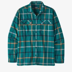 Patagonia Men's Long-Sleeved Organic Cotton Midweight Fjord Flannel -go fishing ScreenShot2021 11 20at1.52.44PM