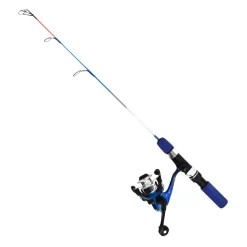 13 Fishing HT Enterprises Ice Blue Ice Spinning Combo