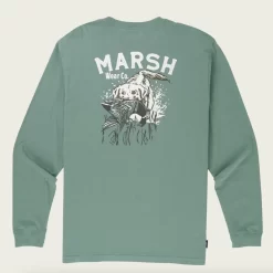 Marsh Wear Red Catch Long Sleeve