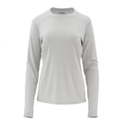 Simms Women's SolarFlex Long Sleeve Crewneck -go fishing Simms Womens SolarFlex Long Sleeve Crewneck Shirt Simms S ASH 5