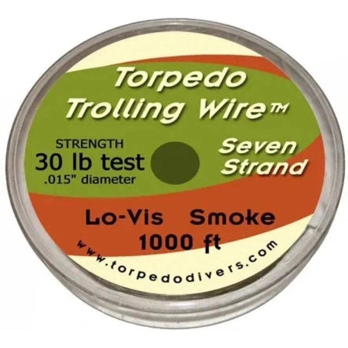 Torpedo Trolling Wire 7-Strand 1000 Ft Smoke 1 Torpedo Trolling Wire 7-Strand 1000 Ft Smoke