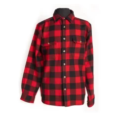 Woolly Dry Goods Men's Woolly Check Washable Wool Shirt