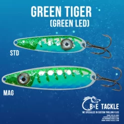 B&E LED STD SPOON 3 3/4" -go fishing led green tiger 510x510 1