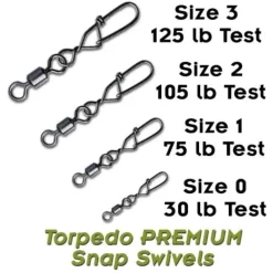Torpedo Snap Swivels